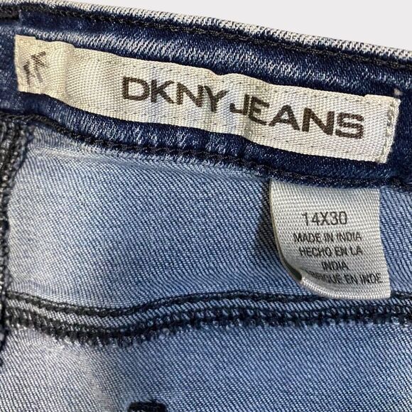 DKNY JEANS | Blue Jeans size 14x30 - Picture 3 of 7